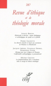 Revue d'éthique et de théologie morale N° 287, décembre 2015 - Colosimo Jean-François