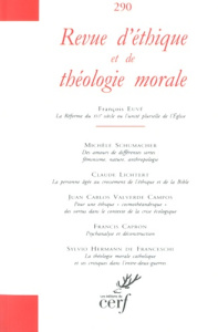 Revue d'éthique et de théologie morale N° 290 - MARGUERITE HOPPENOT