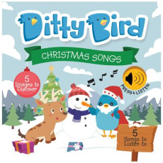 Ditty bird - livre musical sensoriel bebe : joyeux noel, merry christmas, chansons de noel - Mema Publishing