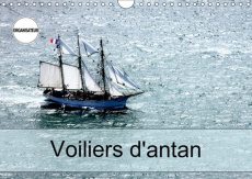 VOILIERS D'ANTAN (CALENDRIER MURAL 2019 DIN A4 HORIZONTAL) - PHOTOS AERIENNES D'ANCIENS VOILIERS (CA - FREDERIC BOURRIGAUD