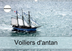 VOILIERS D'ANTAN (CALENDRIER MURAL 2019 DIN A3 HORIZONTAL) - PHOTOS AERIENNES D'ANCIENS VOILIERS (CA - FREDERIC BOURRIGAUD