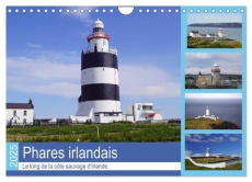 Phares irlandais Le long de la côte sauvage d'Irlande (Calendrier mural 2025 DIN A4 vertical), CALVE - Paul - babett's bildergalerie babet