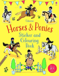 Horses and ponies sticker and colouring book - Patchett Fiona