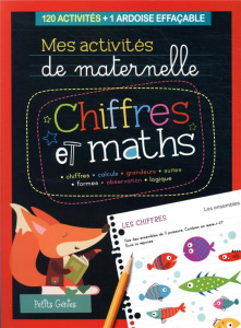Chiffres et maths. 120 activités 1 ardoise effaçable - Chabot Claire