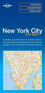 NEW YORK CITY MAP 1ED -ANGLAIS- - LONELY PLANET