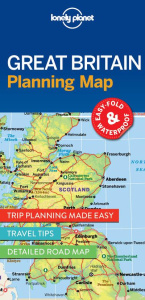 GREAT BRITAIN PLANNING MAP 1ED -ANGLAIS- - LONELY PLANET
