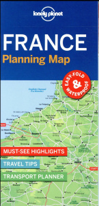 FRANCE PLANNING MAP 1ED -ANGLAIS- - LONELY PLANET