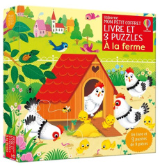 A LA FERME - MON PETIT COFFRET LIVRE ET 3 PUZZLES - IOSSA FEDERICA
