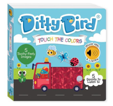 'DITTY BIRD - LIVRE MUSICAL SENSORIEL BEBE DES SONS ET MATIERES POUR APPRENDRE LES COULEURS - MEMA PUBLISHING