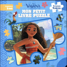 Mon petit livre puzzle Vaiana, la légende du bout du monde. 5 puzzles, 9 pièces - COLLECTIF
