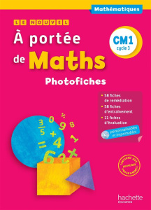 Le nouvel A portée de Maths CM1. Photofiches, Edition 2016, avec 1 CD-ROM - Lucas Janine ; Lucas Jean-Claude ; Trossevin Marie