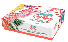 Coffret : Atelier Quilling. Contient : 1 stylet de Quilling, 1 règle à pochoirs, 100 bandelettes de - Louie Cecelia