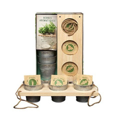 Coffret herbes aromatiques. Faites pousser des herbes aromatiques dans votre cuisine - COLLECTIF