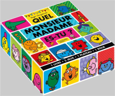 Quel Monsieur Madame es-tu ? Coffret avec 1 livre, 5 jeux, 1 plateau et 1 roue - Hargreaves Roger