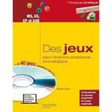 Des jeux pour l'éveil à la conscience phonologique. MS, GS, CP et ASH, avec 1 CD-ROM - Quilan Danielle
