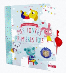 Mes toutes premières fois. Mon livre de naissance. Avec 1 veilleuse en bois - SOLENNE ET THOMAS