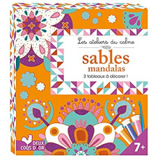 Sables mandalas. 3 tableaux à décorer ! - Cocklico Marion