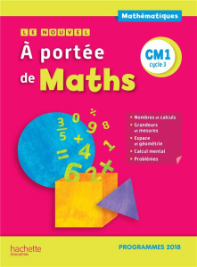 Mathématiques CM1 Le nouvel A portée de maths. Manuel de l'élève, Edition 2019 - Lucas Janine ; Lucas Jean-Claude ; Trossevin Marie