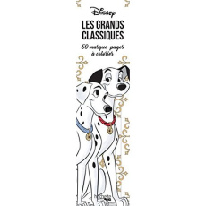 MARQUE-PAGES DISNEY GRANDS CLASSIQUES - 50 MARQUE-PAGES A COLORIER - GUERIN JEAN-LUC