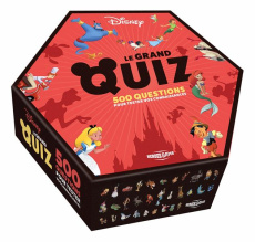 BOITE LE GRAND QUIZ DISNEY - 500 QUESTIONS POUR TESTER VOS CONNAISSANCES - AUMONT MARC