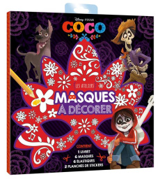 Masques à décorer Coco. Les ateliers