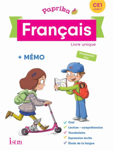Français CE1 cycle 2 Paprika. Livre élève, Edition 2019 - Bourgouint Philippe ; Bottet Eléonore