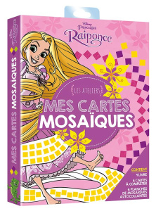 Mes cartes mosaïques Raiponce. Les ateliers. Avec 1 livre, 6 cartes à compléter, 6 planches de mosaï