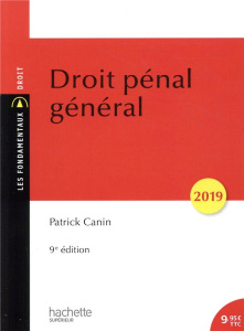 Droit pénal général - Canin Patrick
