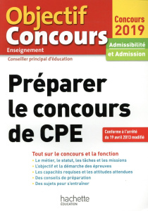 Préparer le concours de CPE. Admissibilité et admission, Edition 2019 - Woycikowska Colette - Pfander-Meny Lydie - Parcins