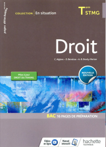 Droit Tle STMG En situation. Edition 2018 - Alglave Christine - Benaissa Dalila - Branly-Merte