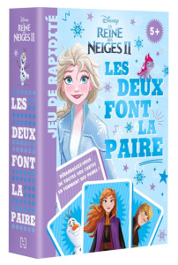LA REINE DES NEIGES 2 - JEUX DE CARTES - LES DEUX FONT LA PAIRE - DISNEY