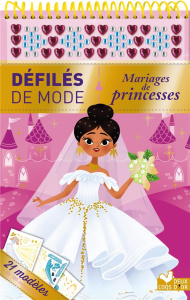 Mariages de princesses. 21 modèles, de 180 autocollants - LA BALEINE LILI