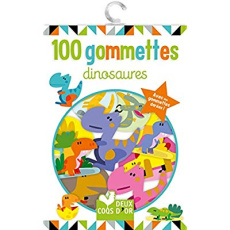 100 gommettes dinosaures - Mosca Fabrice
