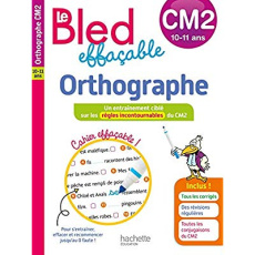 Le BLED effaçable Orthographe CM2. Edition 2018 - Couque Claude