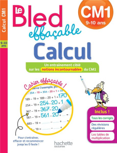 Bled effaçable calcul CM1. Edition 2019 - Neumayer Stéphanie ; Razet Philippe