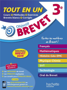Objectif Brevet 3e. Tout en un, Edition 2019 - Rousseau Philippe ; Dessaint Sébastien ; Ottevaere