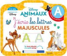J'écris les lettres majuscules. Disney Animaux - COLLECTIF DISNEY
