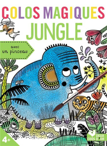Colos magiques Jungle. Avec 10 cartes à colorier magiques, 1 livret plein d'idées et de créations or - Razumova Elena