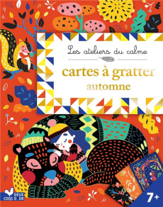 Cartes à gratter automne. Avec un stylet - Sileo Cinzia
