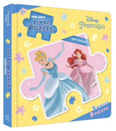 Mon petit livre puzzle Disney Princesses. Robes féeriques - COLLECTIF