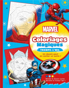 Marvel. Coloriages Magiques - Trompe l'oeil