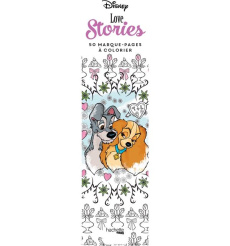 MARQUE-PAGES DISNEY LOVE STORIES - 50 MARQUE-PAGES A COLORIER - BERTRAND AURELIE