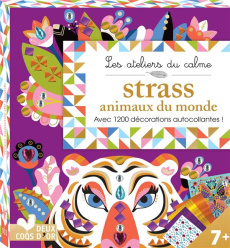 Strass animaux du monde. Avec 1200 décorations autocollantes ! - Sileo Cinzia