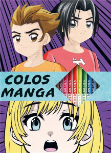 Colos manga. Avec 25 colos mystères et des crayons de couleur fluo - PAKU/HERZOG