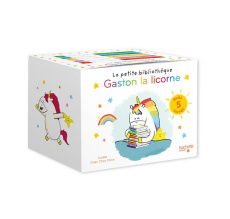 Gaston la licorne : La petite bibliothèque. Coffret avec 5 livres : Je suis en colère ; Je suis joye - Chien Chow Chine Aurélie