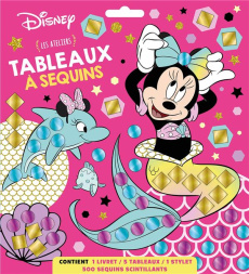 Minnie. Les ateliers. Contient : 1 livret, 5 tableaux, 1 stylet, 500 sequins scintillants