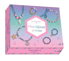 Mes bijoux sirènes. Coffret avec fil élastique, ruban écaille, des breloques et des perles - Lazerges Laetitia