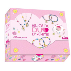 Bijoux duo d'amitié Flower power. Coffret avec accessoires - Lazerges Laetitia ; Anglicas Louise