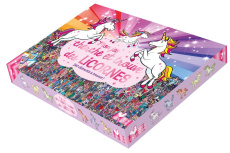 MON JEU CHERCHE ET TROUVE DES LICORNES - COFFRET AVEC PLATEAU ET CARTES - MORAN PAUL
