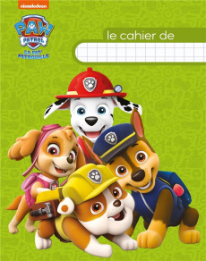 Pat' Patrouille. Cahier grands carreaux petit format